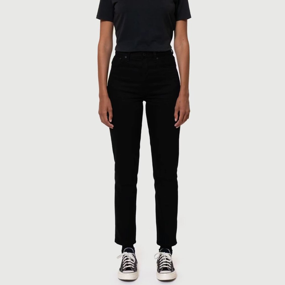 Nudie Jeans Breezy Britt Dry Everblack W28/L30